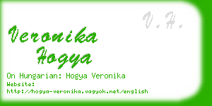 veronika hogya business card